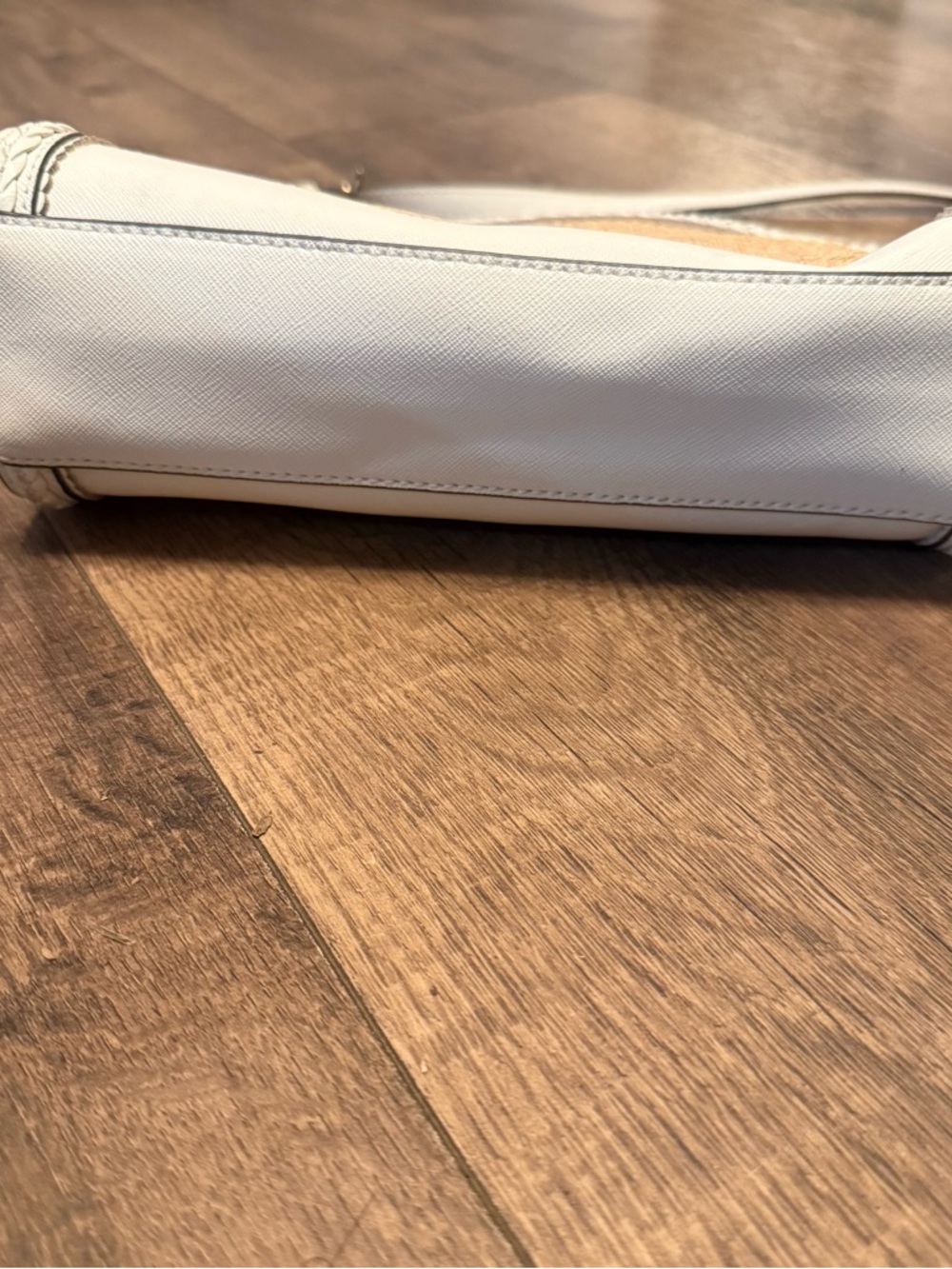kate spade ‘Reiley’ White and Natural Woven Crossbody - Picture 5 of 10